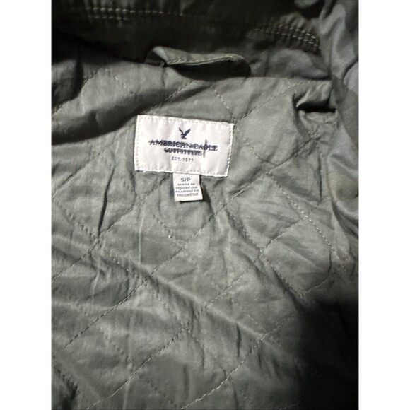 American Eagle Army Green Camo Women’s Small/P Jacket Gorpcore Outdoors Utility - Picture 4 of 13